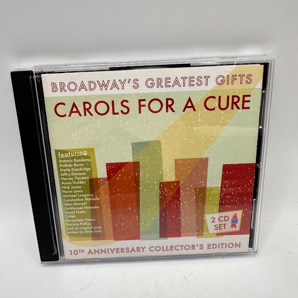 Carols For A Cure Broadway's Greatest Gifts 10th Anniversary 2 CD VG+ Set 2008